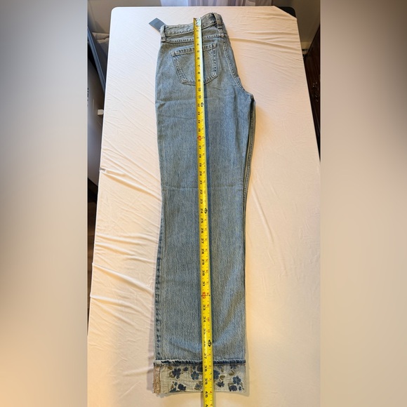 Abercrombie Kids Girls Floral embroidered relaxed fit jeans - Picture 7 of 10